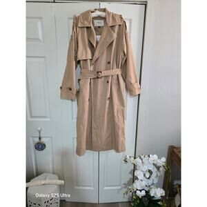 NWT American Eagle Classic Trench Coat - Tan Beige  Medium
